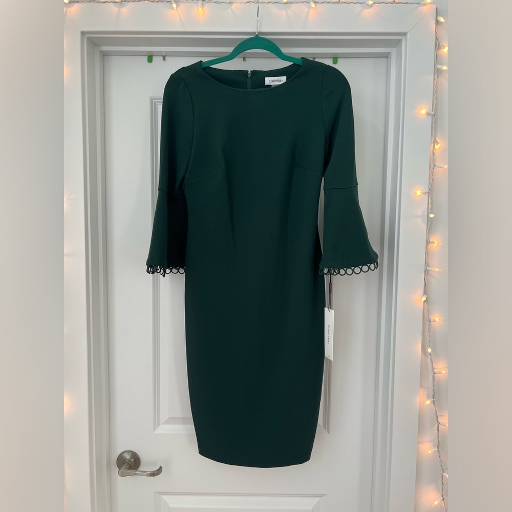 Emerald Green Calvin Klein Dress